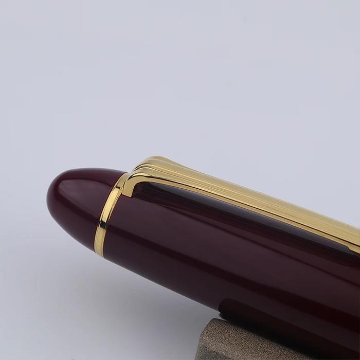 Sailor Vintage 1911 Fountain Pen, Yukio Nagahara Modified Nib, Burgundy Torpedo Shape, 21K Gold, Full Gold Nib