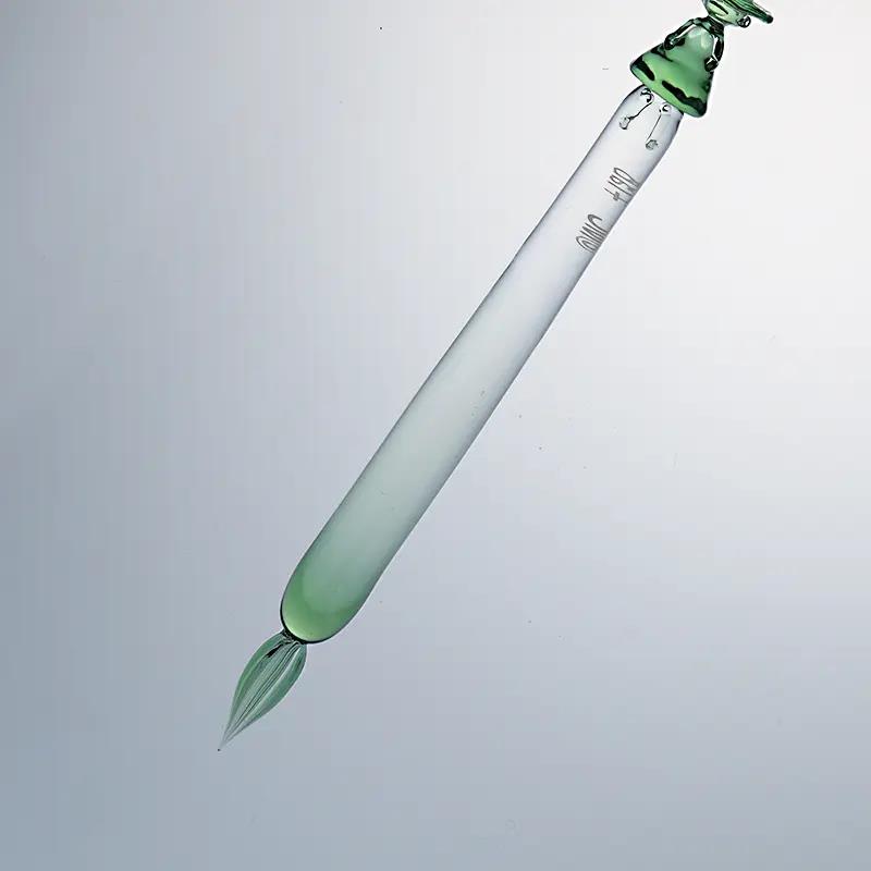 Japanese Handmade Glass Dip Pen, Exhibition Limited Edition, Moomin Series, Green