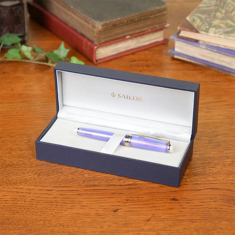 Stationery Girls Expo Limited Edition, Baby Blue Eyes, 14K Gold, Sailor Pro Gear Slim Fountain Pen