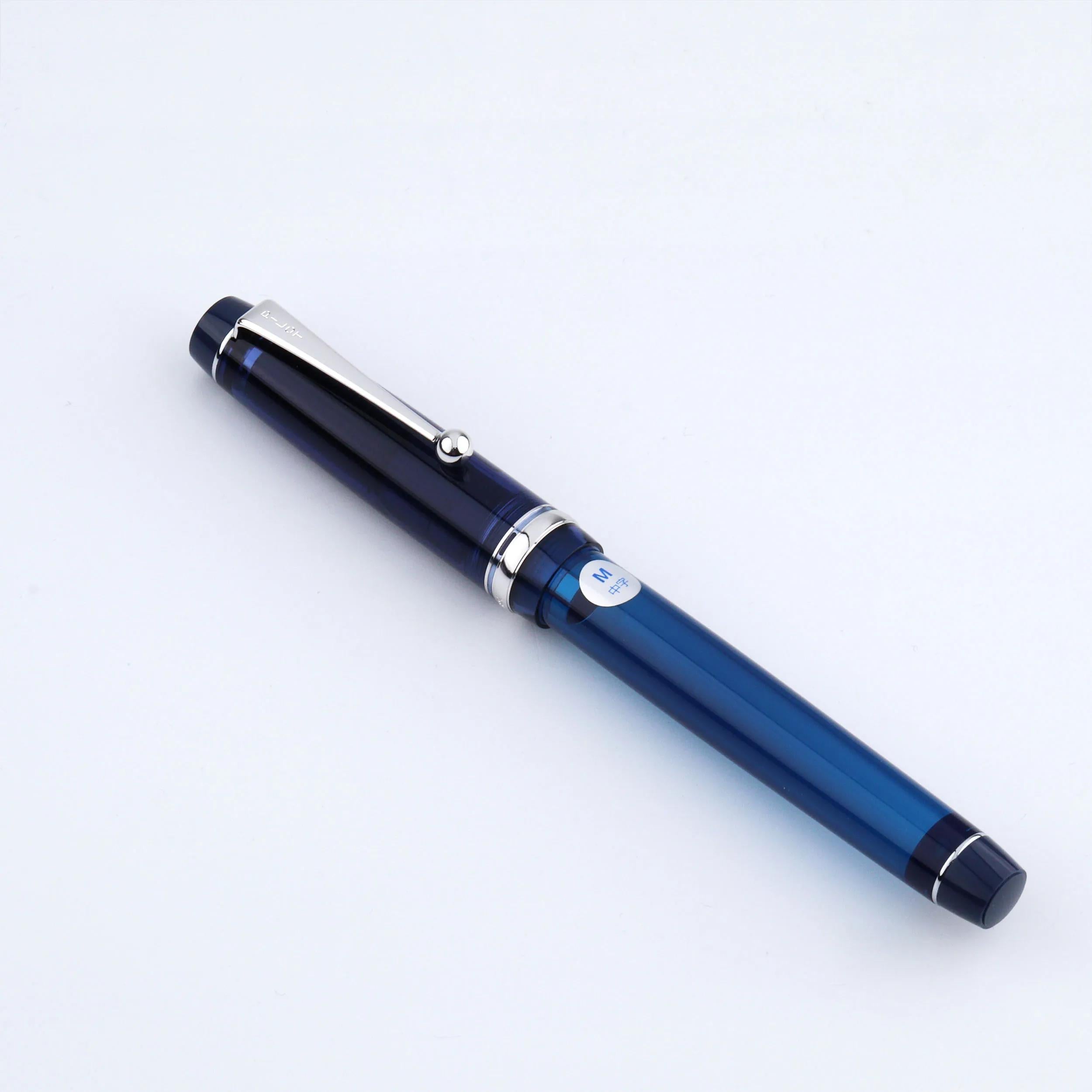 Daimaru Fujii Season 26 Limited Edition Fountain Pen - Yoichi Hokkaido Ocean Blue, Crafted by Pilot with 14K Gold Nib
