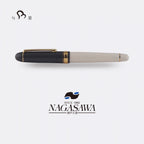 Nagasawa Exclusive Ivory White 14K Gold Platinum Fountain Pen with Weather Vane Engraving