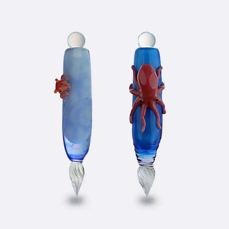 Japanese Handmade Glass Pen • Exhibition Limited • Ocean Series • Octopus