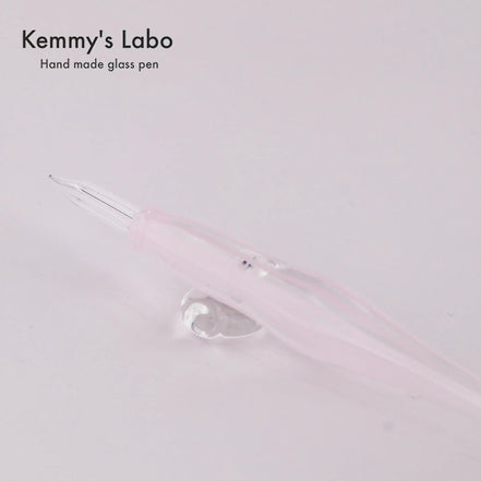Kemmy's Labo Stripe Series | Belly Shape Glass Pen | Handmade