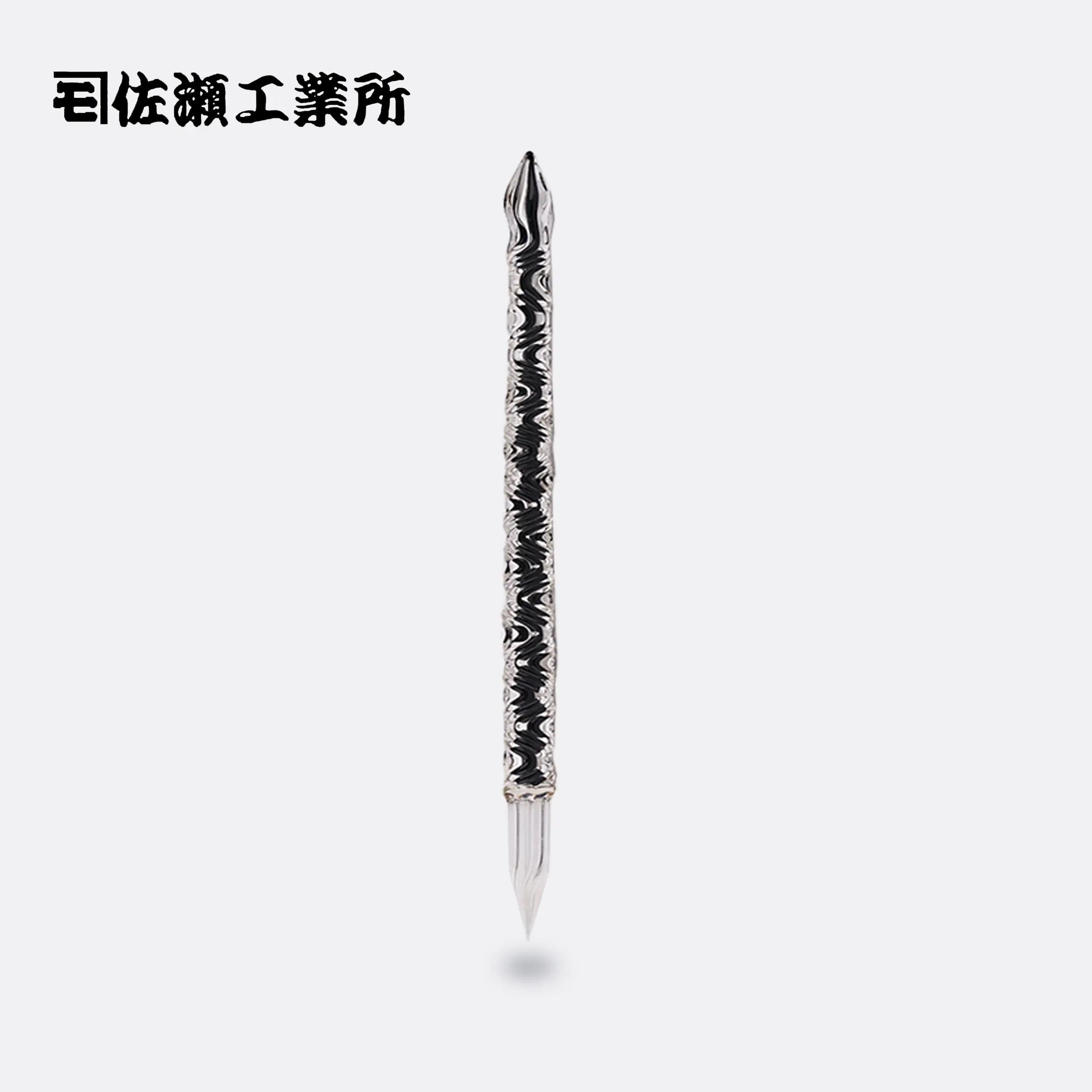 Sasei Kogyosho Black Threaded Glass Pen-F
