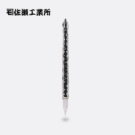 Sasei Kogyosho Black Threaded Glass Pen-F