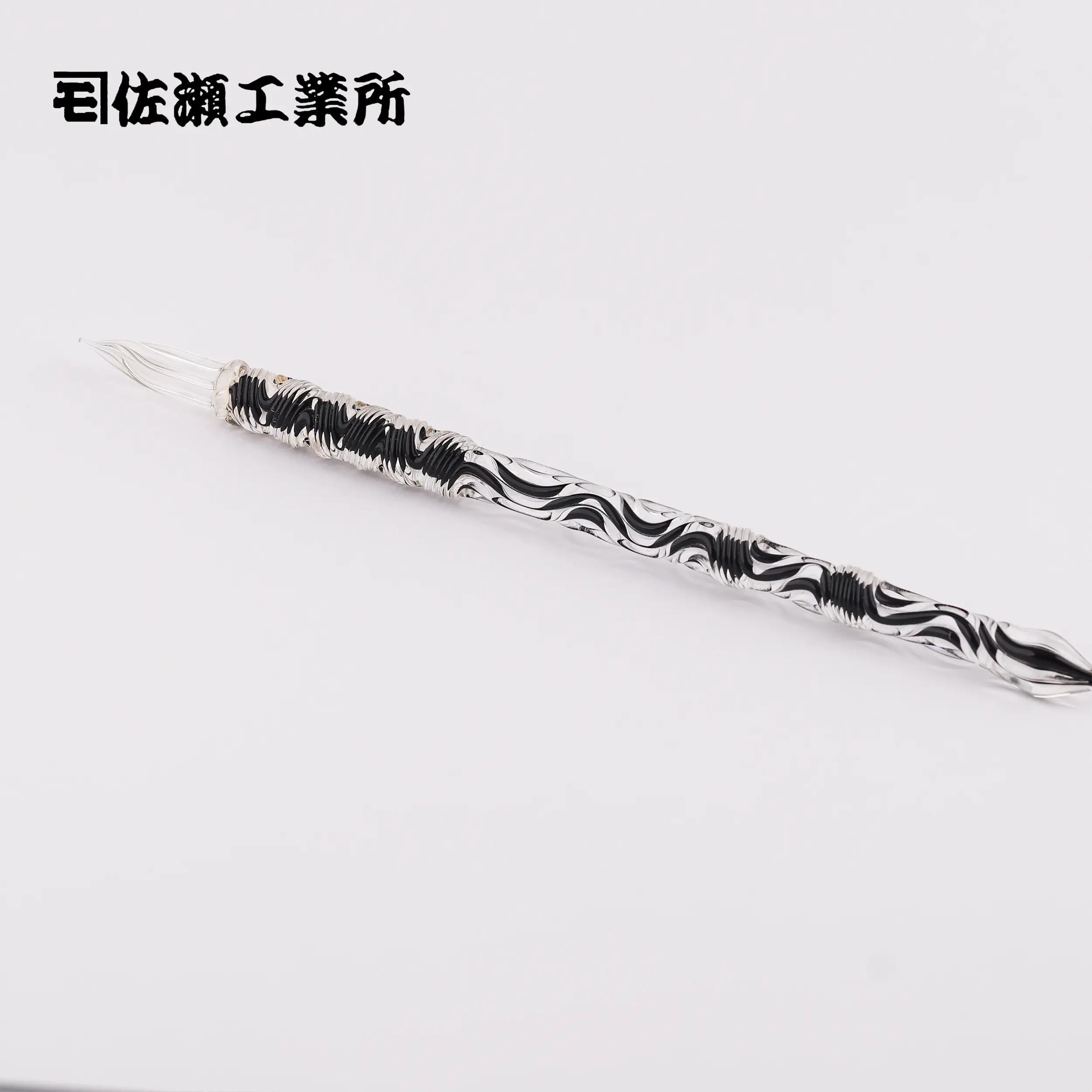 Sasei Kogyosho Black Threaded Glass Pen-F