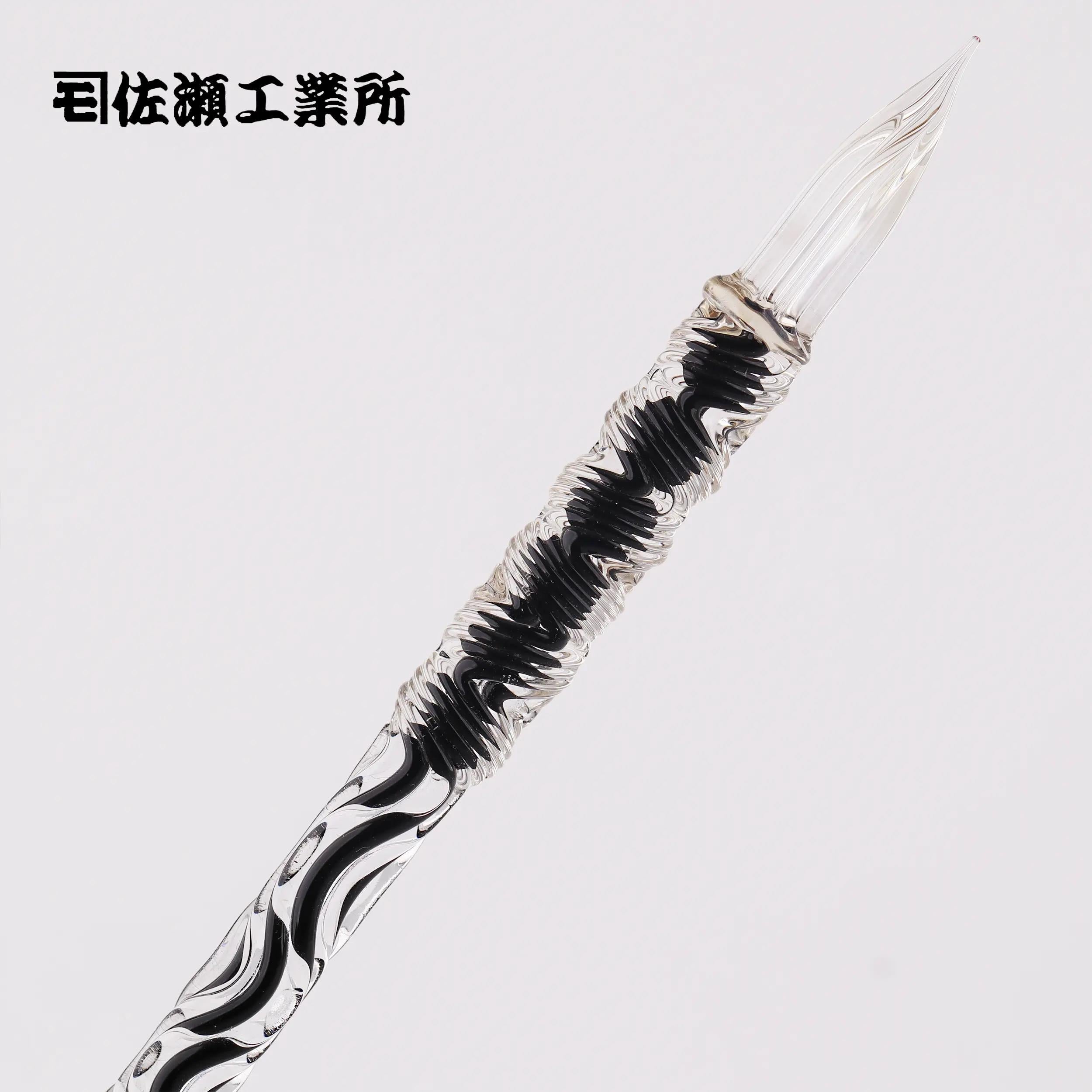 Sasei Kogyosho Black Threaded Glass Pen-F