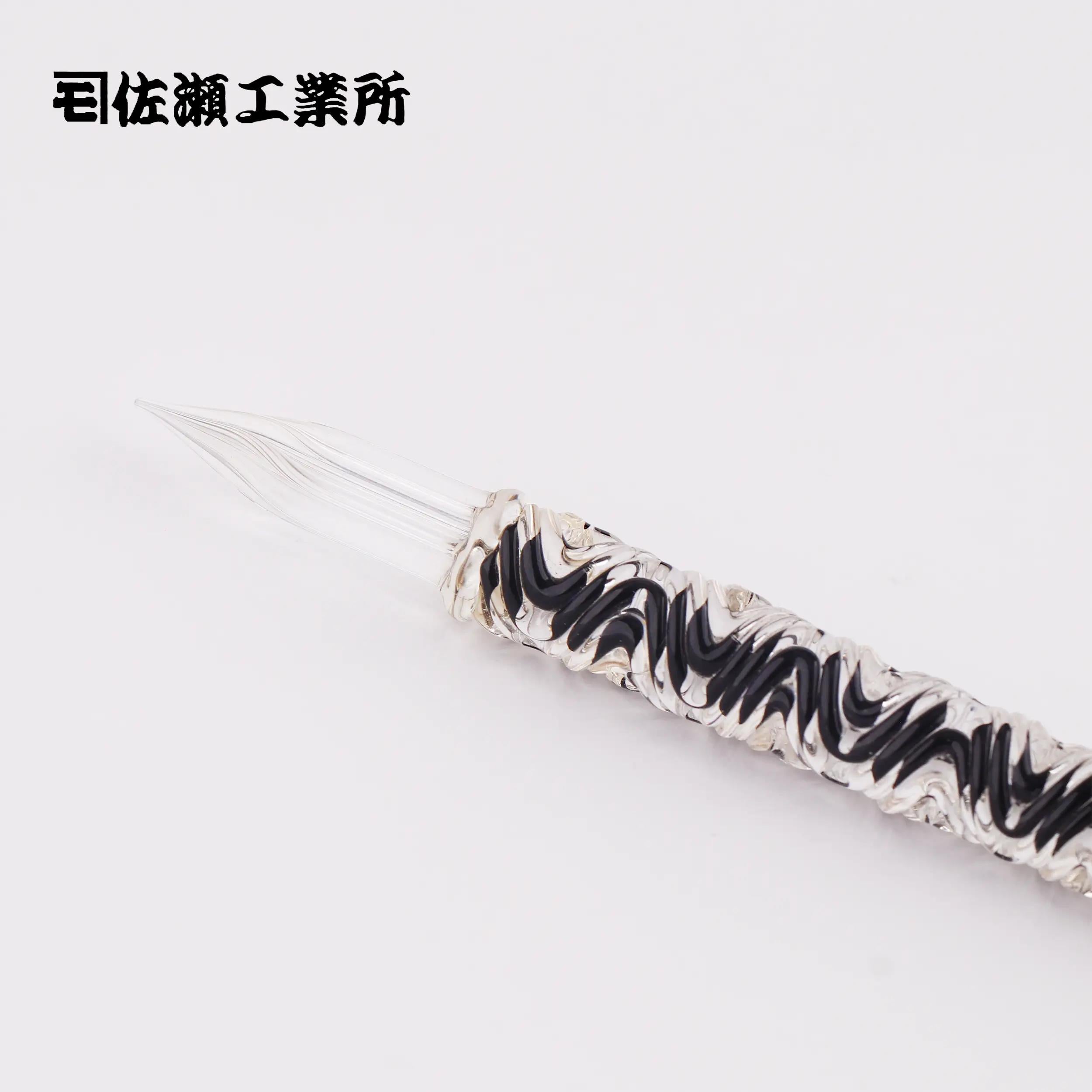 Sasei Kogyosho Black Threaded Glass Pen-F