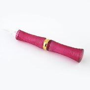 Toos Glass Studio Red Glass Pen · Poem of the Moon