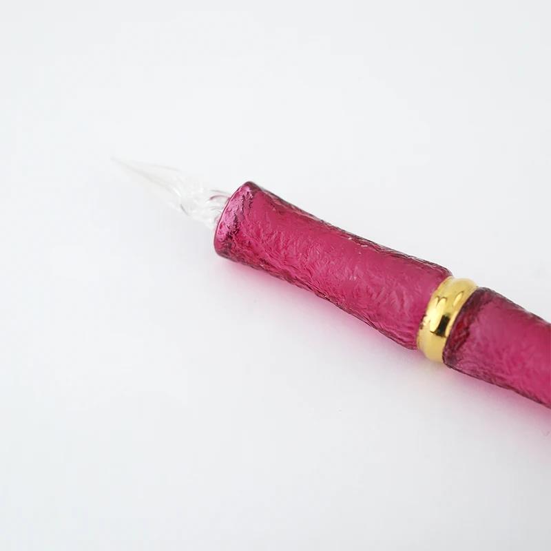 Toos Glass Studio Red Glass Pen · Poem of the Moon