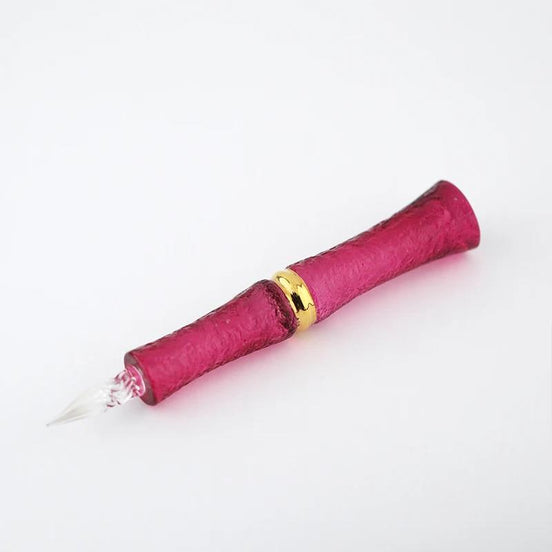 Toos Glass Studio Red Glass Pen · Poem of the Moon