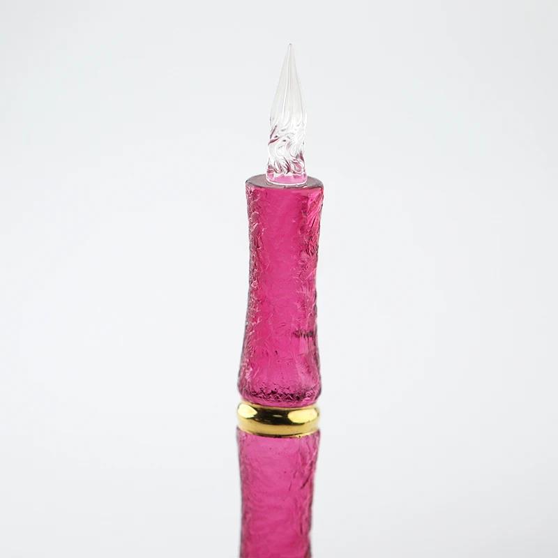 Toos Glass Studio Red Glass Pen · Poem of the Moon