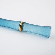 Toos Glass Studio Blue Glass Pen • Dance of the Celestial Maiden
