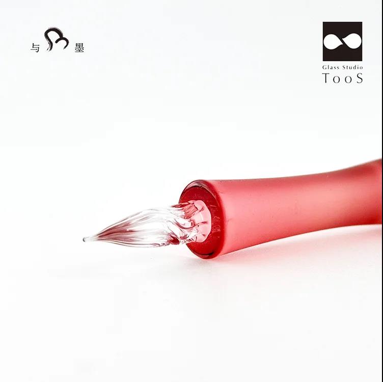 Glass Studio Tools Limited Edition Glass Dip Pen - Hyakka Pink