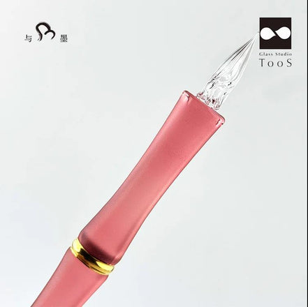 Glass Studio Tools Limited Edition Glass Dip Pen - Hyakka Pink