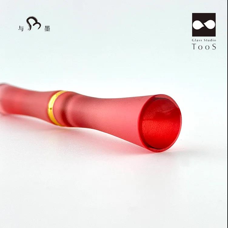 Glass Studio Tools Limited Edition Glass Dip Pen - Hyakka Pink