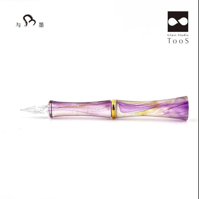 Glass Studio Tools Limited Edition Glass Dip Pen - Oboro Tsuki, Ayame Color