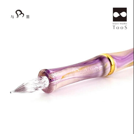 Glass Studio Tools Limited Edition Glass Dip Pen - Oboro Tsuki, Ayame Color