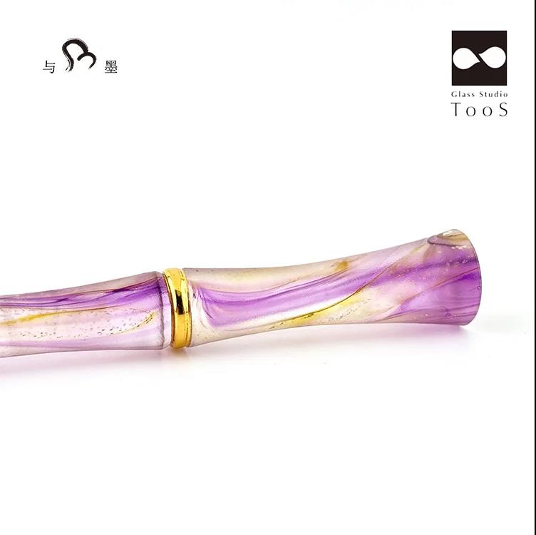 Glass Studio Tools Limited Edition Glass Dip Pen - Oboro Tsuki, Ayame Color
