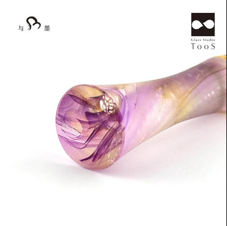 Glass Studio Tools Limited Edition Glass Dip Pen - Oboro Tsuki, Ayame Color