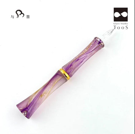 Glass Studio Tools Limited Edition Glass Dip Pen - Oboro Tsuki, Ayame Color