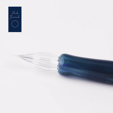Shoko Yamazaki Glass Dip Pen - Black Ultramarine