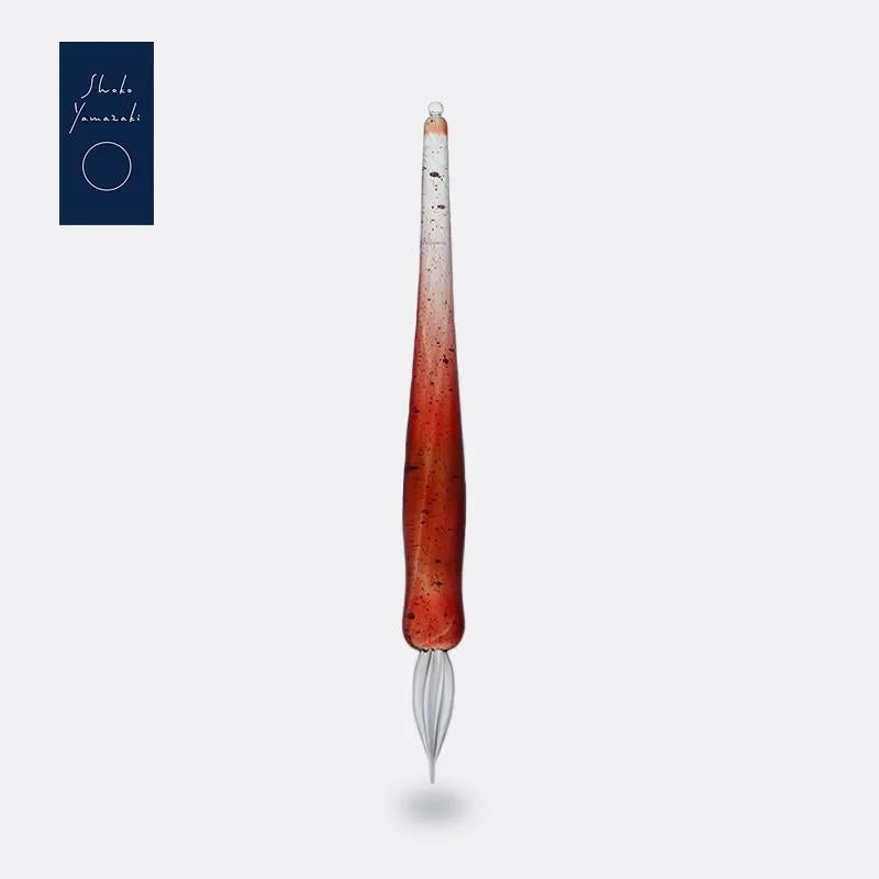 Shoko Yamazaki Glass Dip Pen - Madder Red