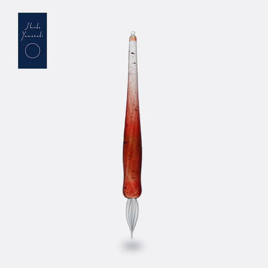 Shoko Yamazaki Glass Dip Pen - Madder Red