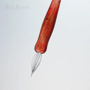 Shoko Yamazaki Glass Dip Pen - Madder Red
