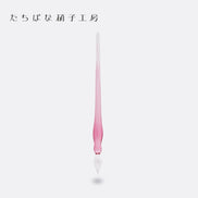 Tachibana Glass Studio × NAGASAWA Limited Edition Glass Dip Pen - Snow Gosho Sakura Pink