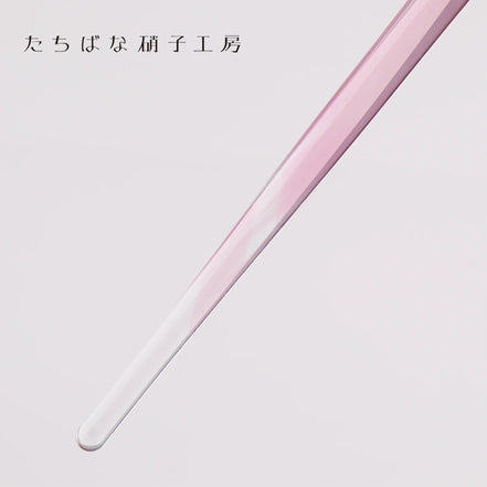 Tachibana Glass Studio × NAGASAWA Limited Edition Glass Dip Pen - Snow Gosho Sakura Pink
