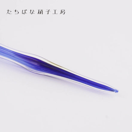 Tachibana Glass Studio × NAGASAWA Limited Edition Glass Dip Pen - Milky Way Jelly