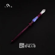 Zhe Cuo Studio Exclusive - Fuchsia Minimalist Glass Dip Pen