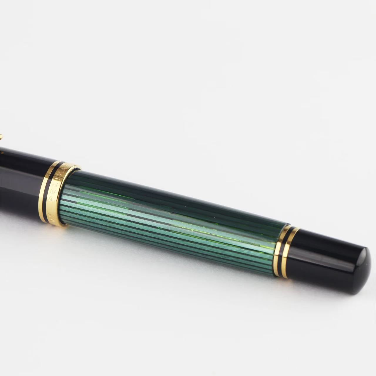 Pelikan M800 Green Striped 18K Gold Fountain Pen