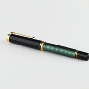 Pelikan M800 Green Striped 18K Gold Fountain Pen