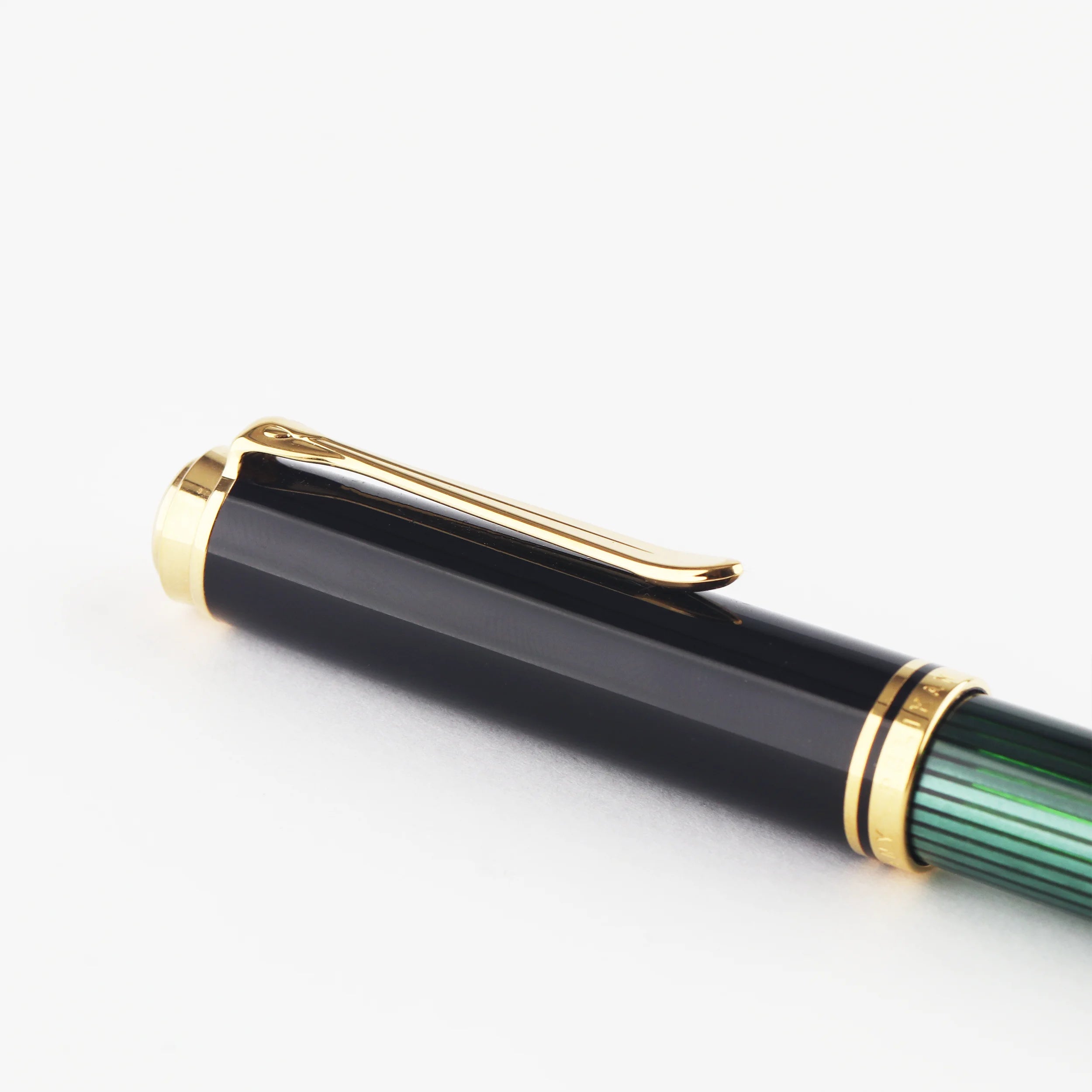 Pelikan M800 Green Striped 18K Gold Fountain Pen