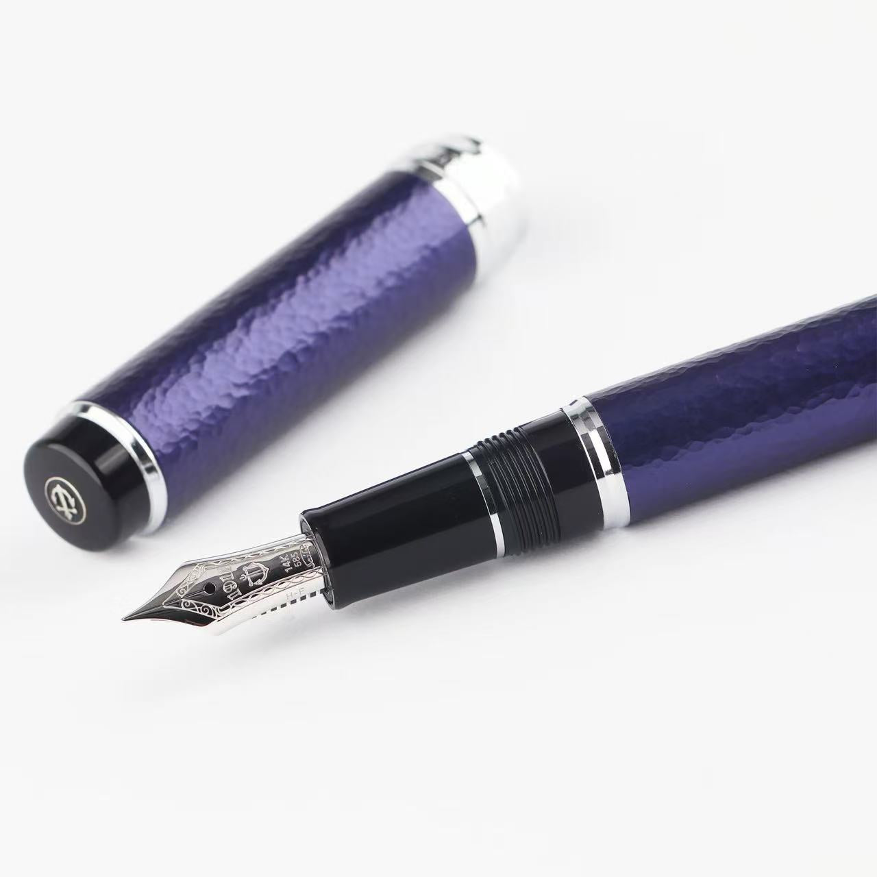 Sailor Tsumugi Silver Season 1 Japanese Blue 14K Gold Fountain Pen