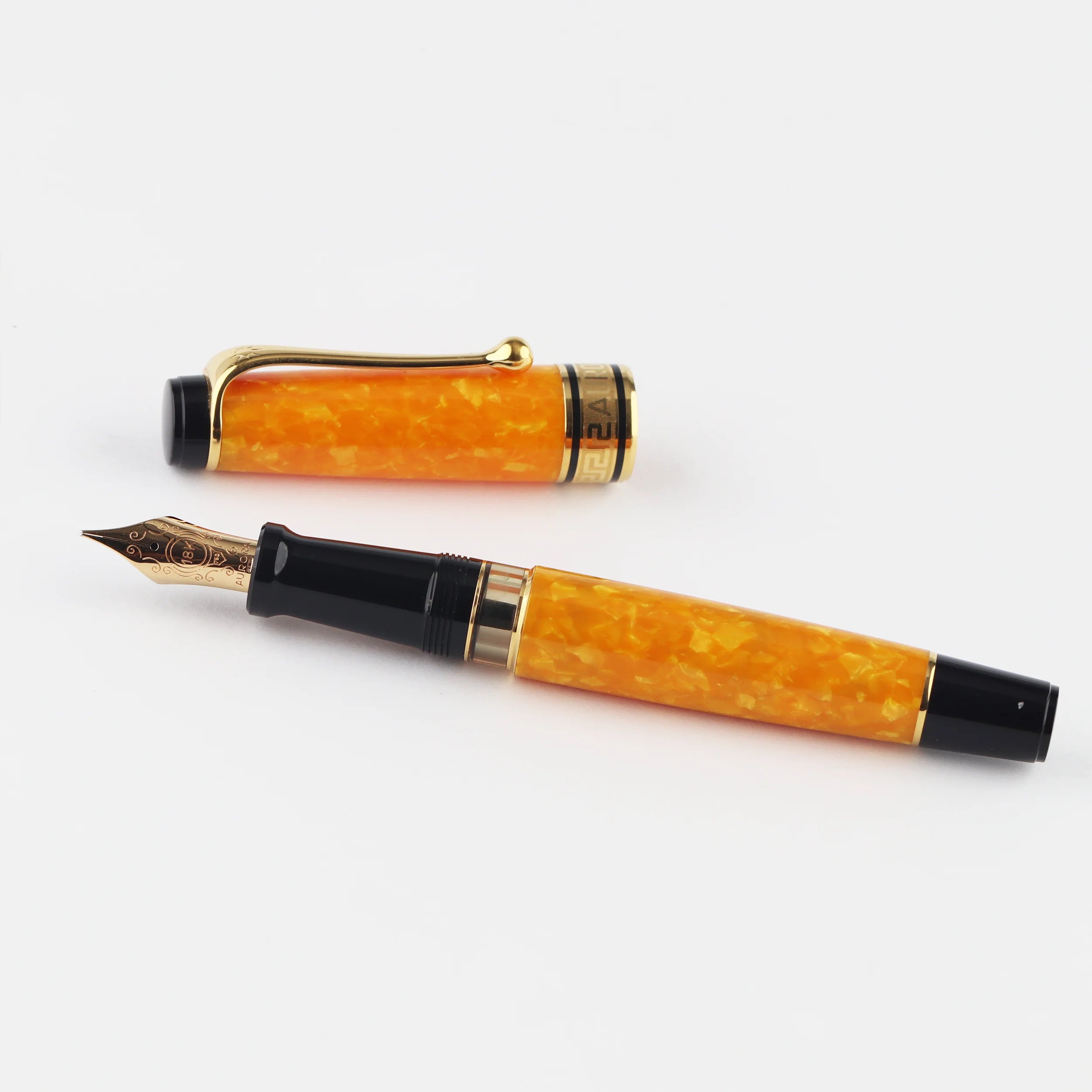Aurora Optima Sole 14K Gold Nib Fountain Pen