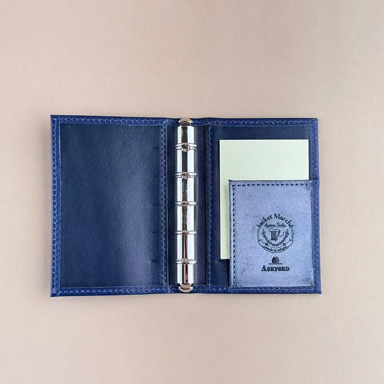 Ashford Workshop Exclusive M5 Custom Leather Planner - Dark Green/Oxblood/Burgundy/Navy