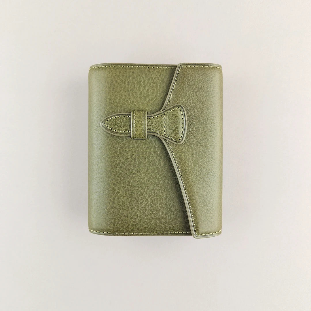 Japan Brelio Isetan Limited Edition Olive Green m5 Tri-Fold Ring Planner