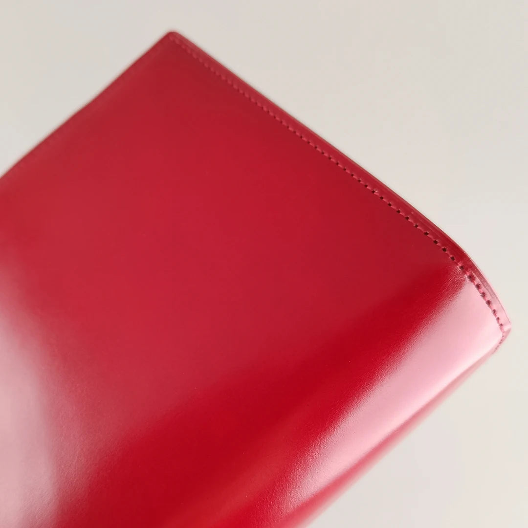 Japan Brelio Exhibition Limited Edition Red m6(a7) Cordovan Ring Planner, 16mm Rings