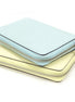 Japanese Brelio M5/M6(A7) Genuine Leather Zippered Binder Notebook Blue/Yellow/Pink