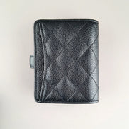 Japanese Brelio Limited Edition Quilted M5 Black Genuine Leather Ring Binder Notebook