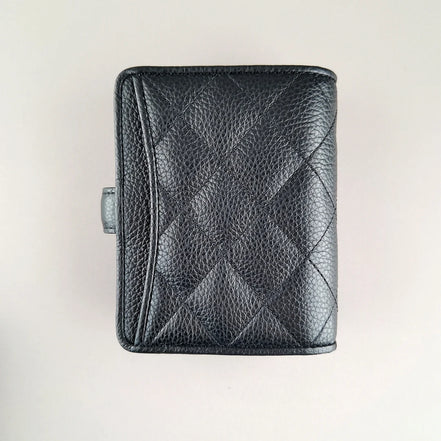 Japanese Brelio Limited Edition Quilted M5 Black Genuine Leather Ring Binder Notebook