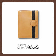 Brelio × NAGASAWA Limited Edition M6/A7 Bifold 20-Ring Vegetable Tanned Leather Planner