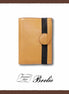 Brelio × NAGASAWA Limited Edition M6/A7 Bifold 20-Ring Vegetable Tanned Leather Planner