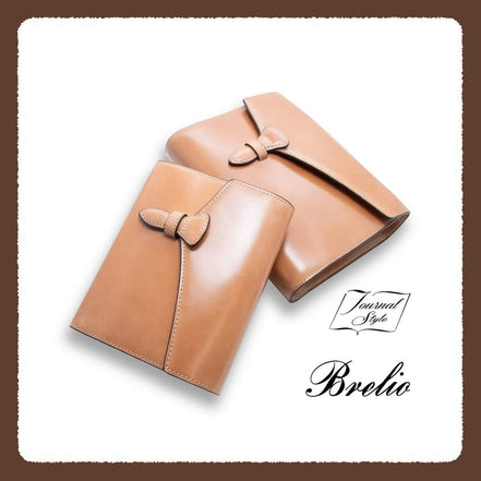 Brelio × NAGASAWA Limited Edition M6/A6 Shell Cordovan Leather Ring Planner Genuine Leather