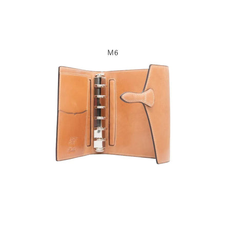 Brelio × NAGASAWA Limited Edition M6/A6 Shell Cordovan Leather Ring Planner Genuine Leather