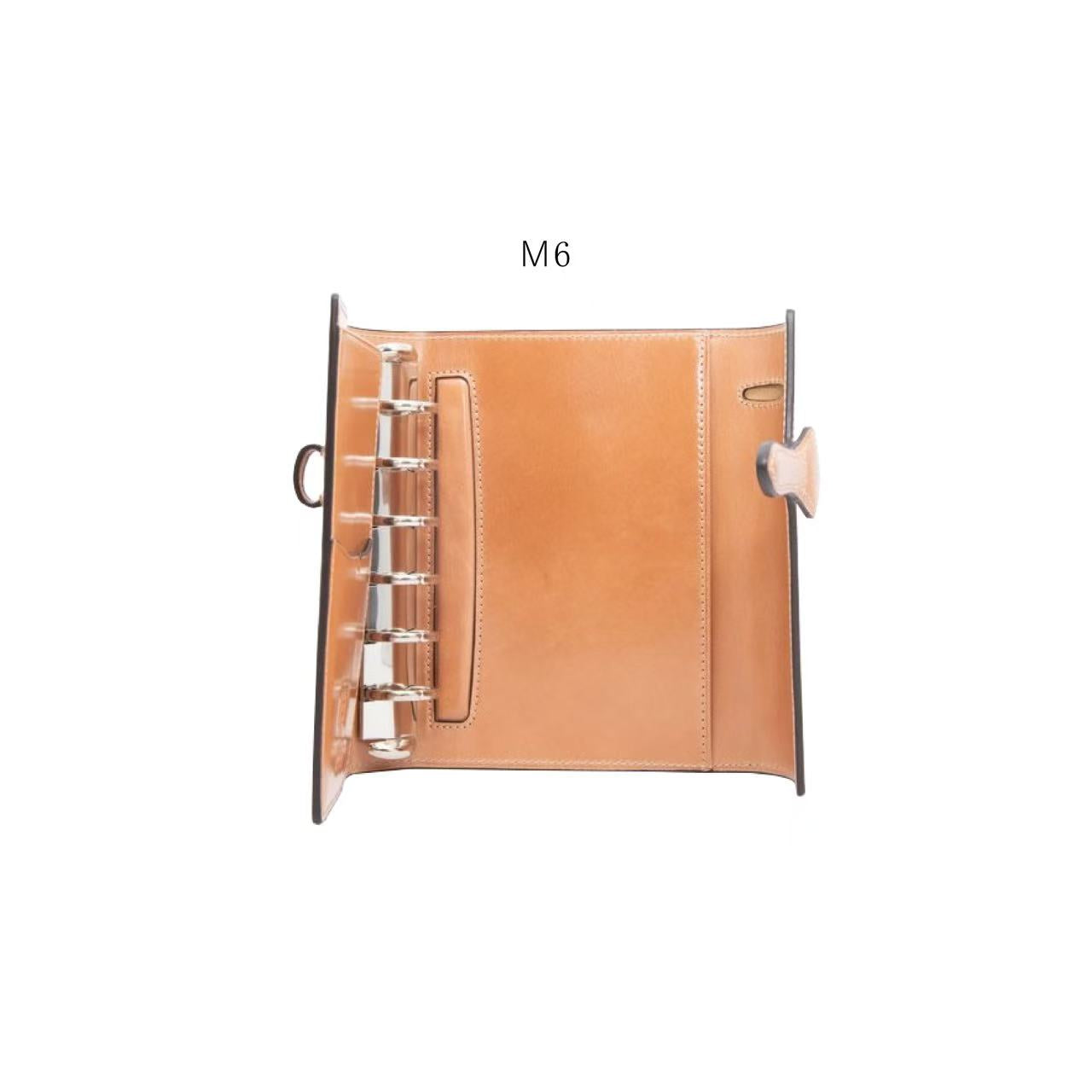 Brelio × NAGASAWA Limited Edition M6/A6 Shell Cordovan Leather Ring Planner Genuine Leather