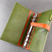 2024 Itoya x Davinci Limited Contrast Color Binder A6/Bible Slim Size Vegetable Tanned Leather